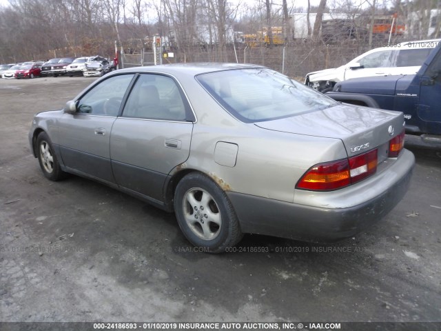 JT8BF28G1X0151507 - 1999 LEXUS ES 300 TAN photo 3