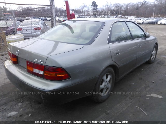 JT8BF28G1X0151507 - 1999 LEXUS ES 300 TAN photo 4