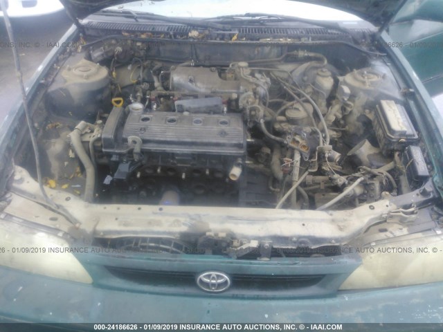 1NXBB02E6TZ426294 - 1996 TOYOTA COROLLA DX GREEN photo 10