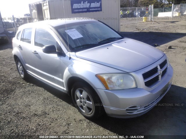 1B3HB28BX7D506583 - 2007 DODGE CALIBER SILVER photo 1