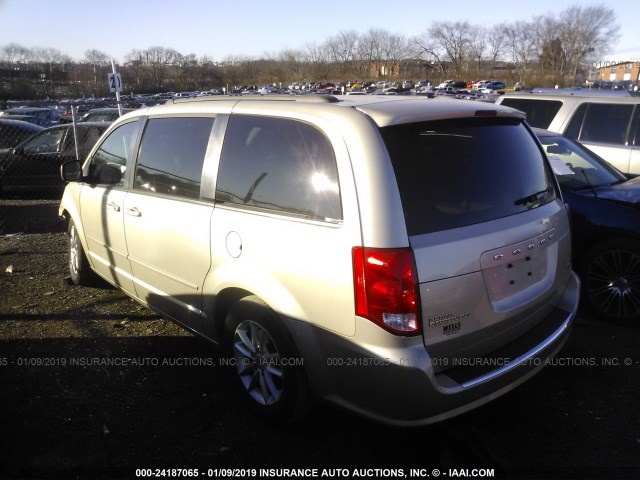 2C4RDGCG8GR168515 - 2016 DODGE GRAND CARAVAN SXT GOLD photo 3