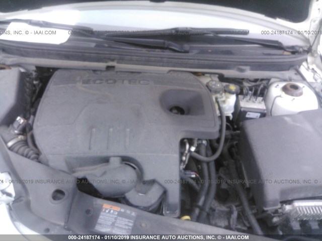 1G1ZC5E01CF143926 - 2012 CHEVROLET MALIBU 1LT 白色 照片 10