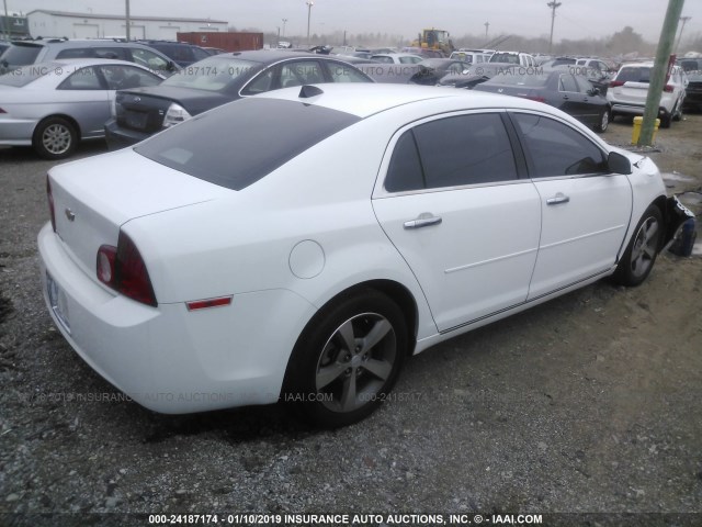 1G1ZC5E01CF143926 - 2012 CHEVROLET MALIBU 1LT 白色 照片 4