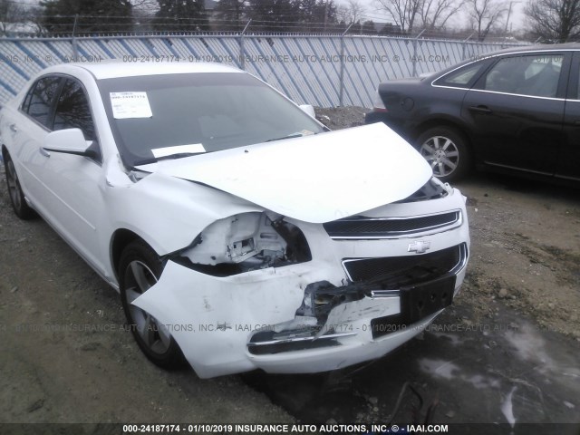 1G1ZC5E01CF143926 - 2012 CHEVROLET MALIBU 1LT 白色 照片 6