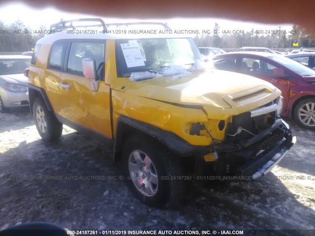 JTEBU11F570064935 - 2007 TOYOTA FJ CRUISER YELLOW photo 1