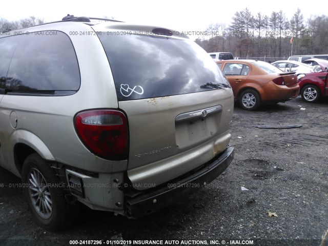 1C4GP44R25R127940 - 2005 CHRYSLER TOWN & COUNTRY LX GOLD photo 6