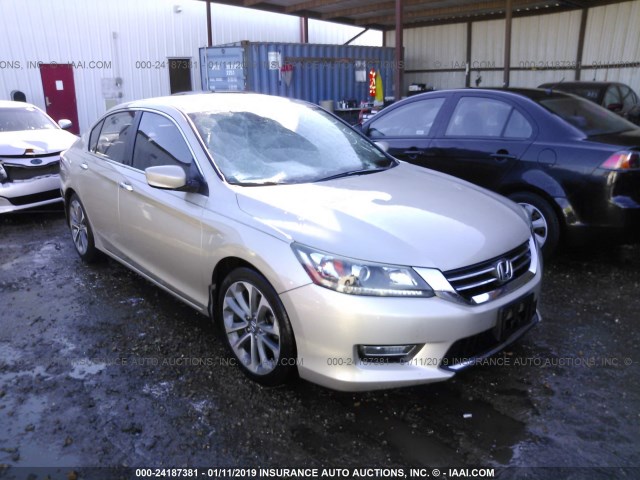 1HGCR2F52DA107408 - 2013 HONDA ACCORD SPORT BEIGE photo 1