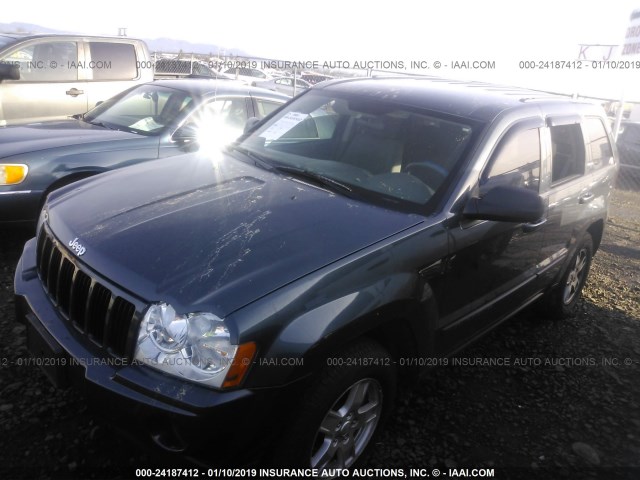 1J8GR48K27C648961 - 2007 JEEP GRAND CHEROKEE LAREDO/COLUMBIA/FREEDOM მუქი ლურჯი ფოტო 2