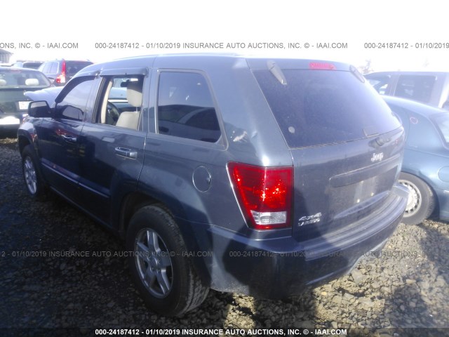 1J8GR48K27C648961 - 2007 JEEP GRAND CHEROKEE LAREDO/COLUMBIA/FREEDOM მუქი ლურჯი ფოტო 3