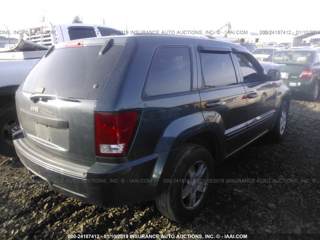 1J8GR48K27C648961 - 2007 JEEP GRAND CHEROKEE LAREDO/COLUMBIA/FREEDOM მუქი ლურჯი ფოტო 4