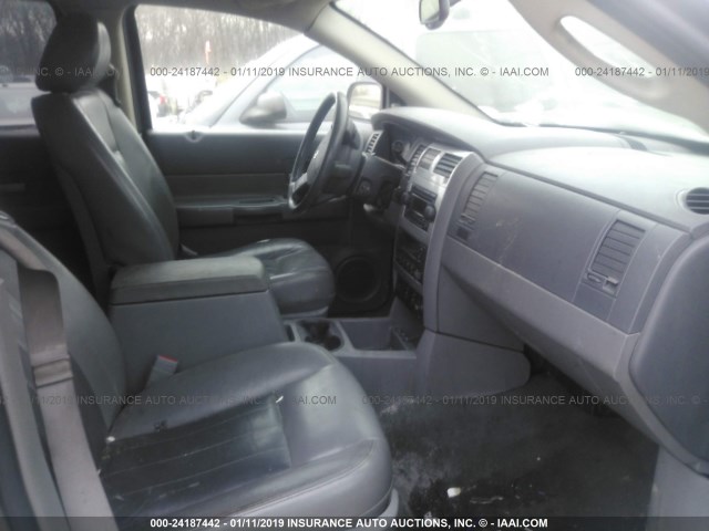 1D4HB58N24F202774 - 2004 DODGE DURANGO LIMITED GRAY photo 5