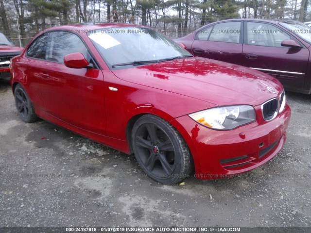 WBAUP9C53AVL89243 - 2010 BMW 128 I RED photo 1