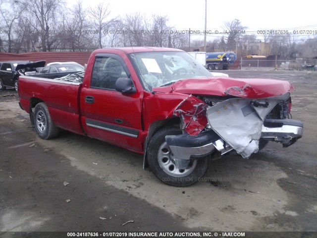 3GCEC14X46G168609 - 2006 CHEVROLET SILVERADO C1500 RED photo 1