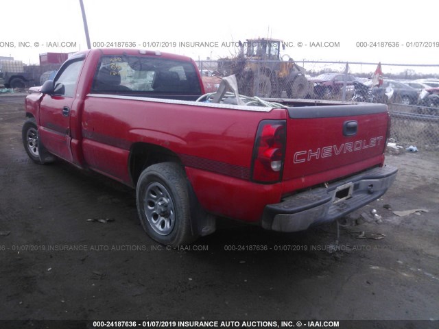 3GCEC14X46G168609 - 2006 CHEVROLET SILVERADO C1500 RED photo 3