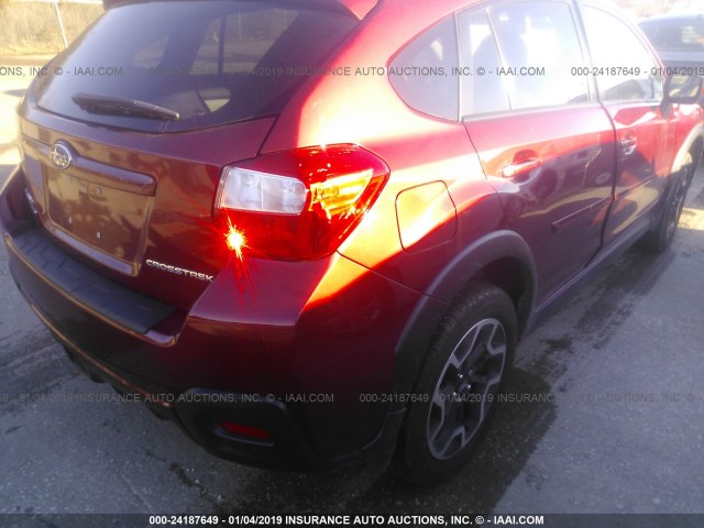 JF2GPABC0G8280099 - 2016 SUBARU CROSSTREK PREMIUM RED photo 6