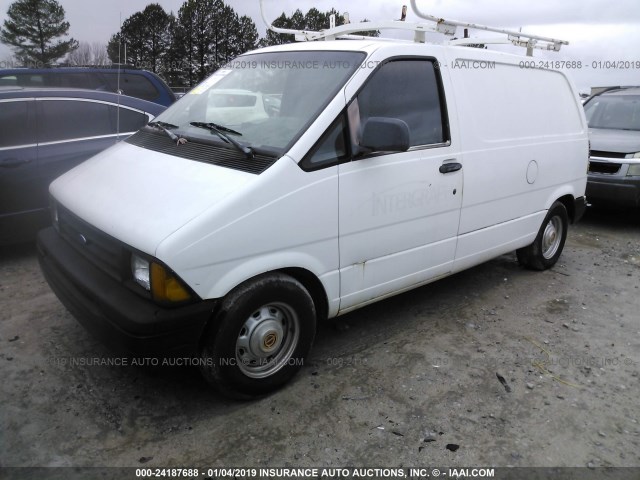 1FTCA14U6KZA79461 - 1989 FORD AEROSTAR WHITE photo 2