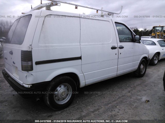 1FTCA14U6KZA79461 - 1989 FORD AEROSTAR WHITE photo 4