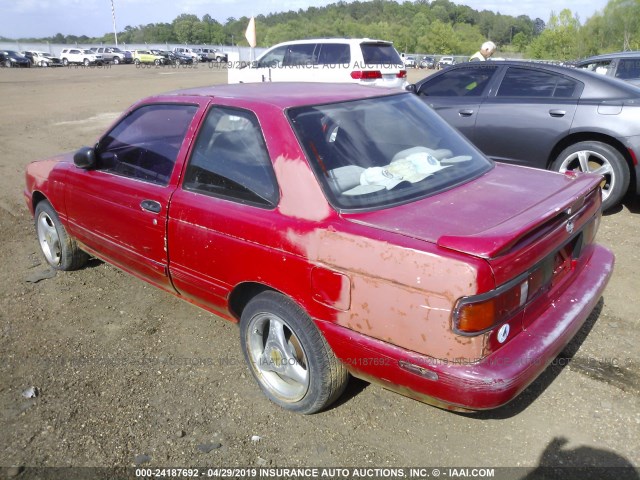 1N4GB32A5MC799350 - 1991 NISSAN SENTRA SE-R RED photo 3