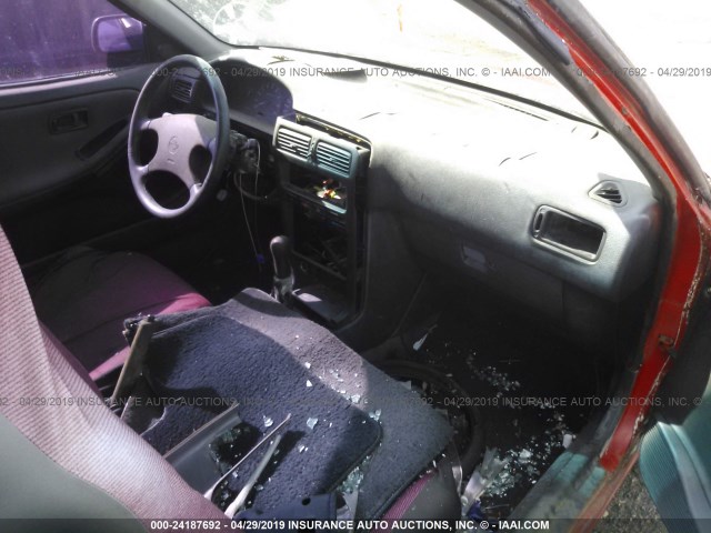 1N4GB32A5MC799350 - 1991 NISSAN SENTRA SE-R RED photo 5