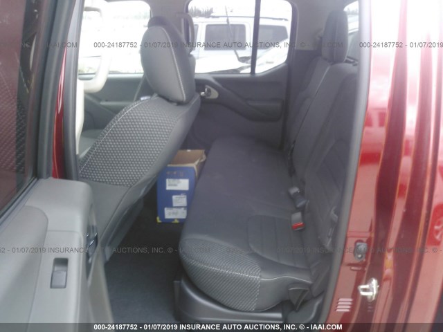 1N6AD0EV8KN710019 - 2019 NISSAN FRONTIER SV/SL/PRO-4X BURGUNDY photo 8