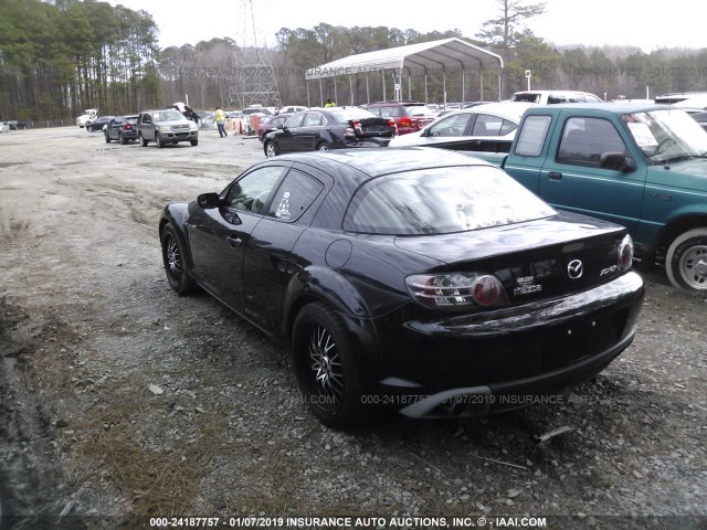 JM1FE173560202732 - 2006 MAZDA RX8 BLACK photo 3