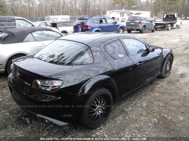 JM1FE173560202732 - 2006 MAZDA RX8 BLACK photo 4