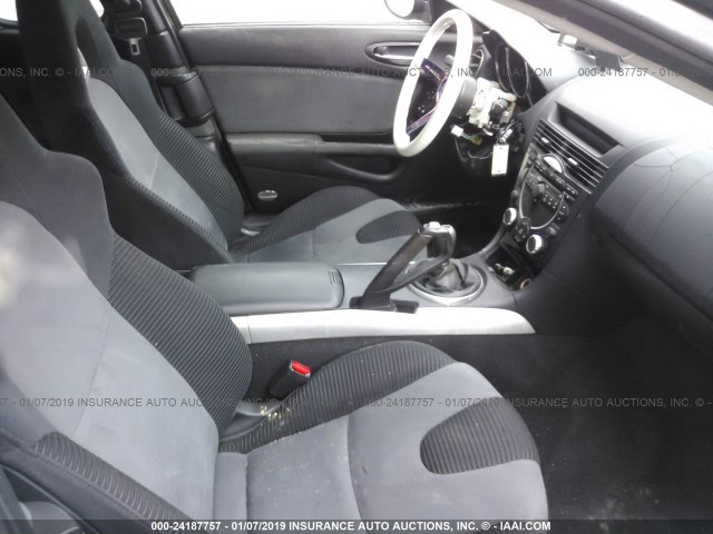 JM1FE173560202732 - 2006 MAZDA RX8 BLACK photo 5