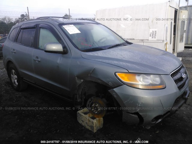 5NMSG13D57H104602 - 2007 HYUNDAI SANTA FE GLS GRAY photo 1