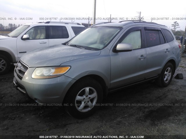 5NMSG13D57H104602 - 2007 HYUNDAI SANTA FE GLS GRAY photo 2