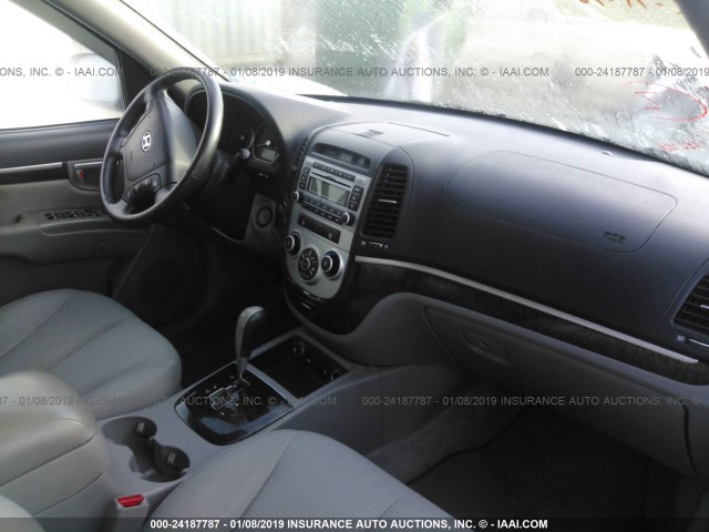 5NMSG13D57H104602 - 2007 HYUNDAI SANTA FE GLS GRAY photo 5