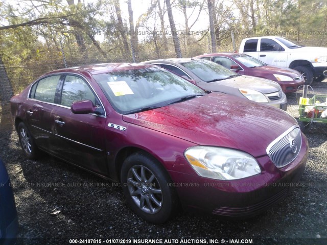 1G4HR57Y16U127256 - 2006 BUICK LUCERNE CXL RED photo 1