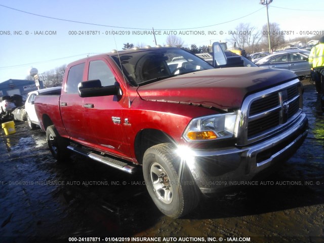 3D7UT2CL0BG523677 - 2011 DODGE RAM 2500 RED photo 1