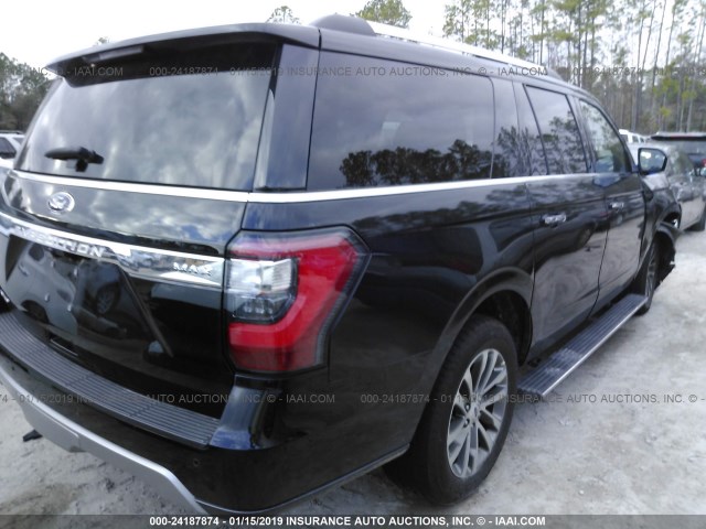 1FMJK2AT3JEA47350 - 2018 FORD EXPEDITION BLACK photo 4