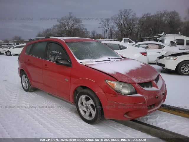 5Y2SL64844Z456510 - 2004 PONTIAC VIBE RED photo 1