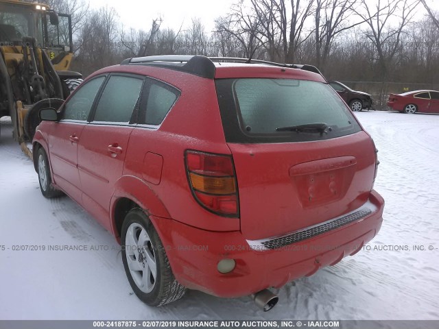 5Y2SL64844Z456510 - 2004 PONTIAC VIBE RED photo 3