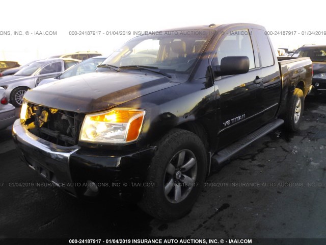 1N6BA0CA6DN313795 - 2013 NISSAN TITAN S/SV/PRO-4X BLACK photo 2