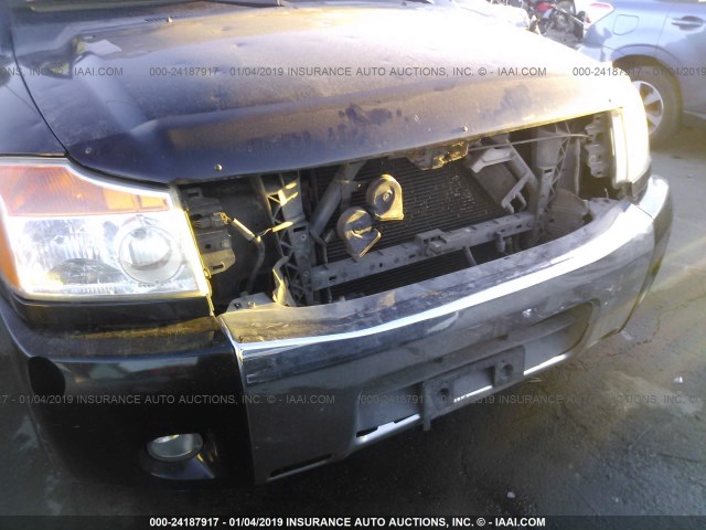 1N6BA0CA6DN313795 - 2013 NISSAN TITAN S/SV/PRO-4X BLACK photo 6