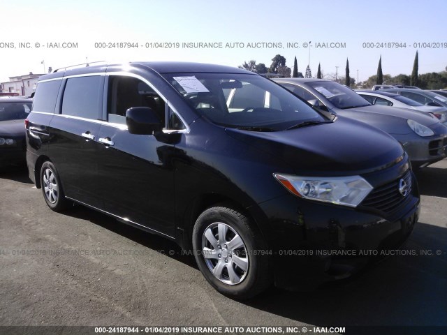 JN8AE2KP0E9102224 - 2014 NISSAN QUEST S/SV/SL/LE BLACK photo 1