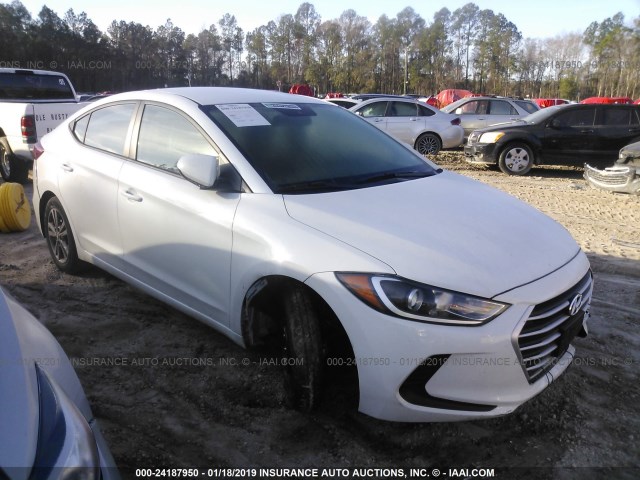 5NPD84LF3JH312500 - 2018 HYUNDAI ELANTRA SEL/VALUE/LIMITED WHITE photo 1