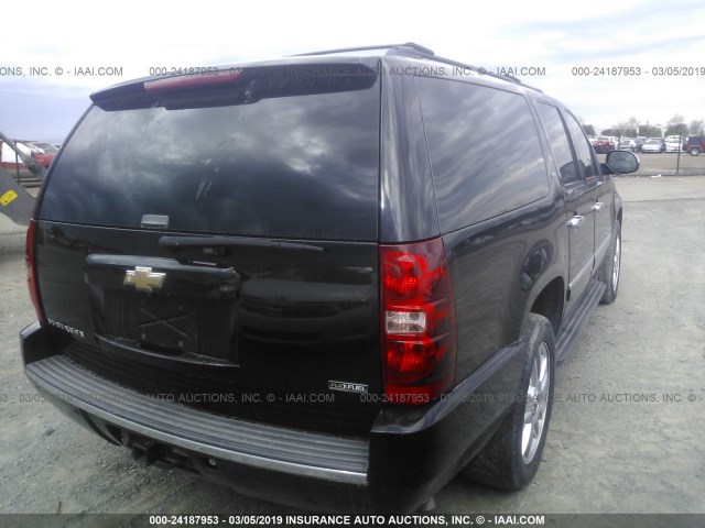 1GNFC36069R277309 - 2009 CHEVROLET SUBURBAN BLACK photo 4