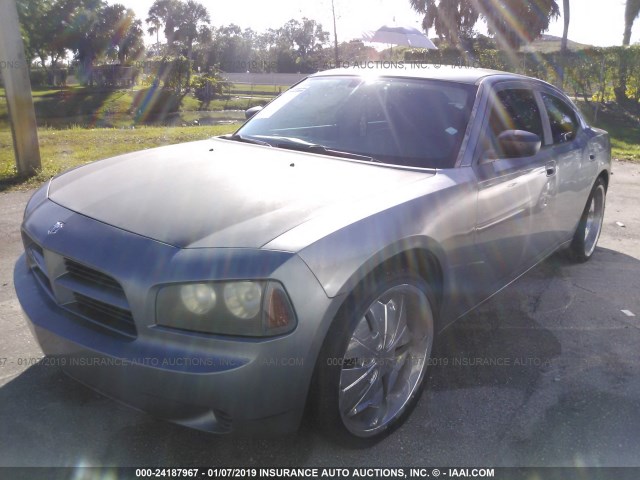 2B3KA43R37H717149 - 2007 DODGE CHARGER SE/SXT SILVER photo 2