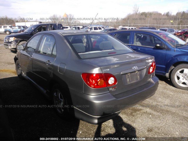 1NXBR32E84Z238438 - 2004 TOYOTA COROLLA CE/LE/S GRAY photo 3