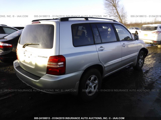 JTEGF21A820035951 - 2002 TOYOTA HIGHLANDER LIMITED GRAY photo 4