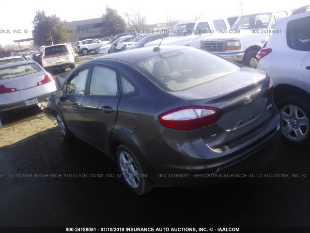 3FADP4BJ7FM208530 - 2015 FORD FIESTA SE GRAY photo 3