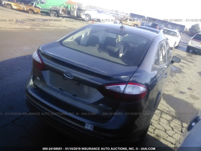 3FADP4BJ7FM208530 - 2015 FORD FIESTA SE GRAY photo 4