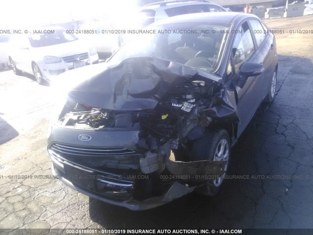 3FADP4BJ7FM208530 - 2015 FORD FIESTA SE GRAY photo 6