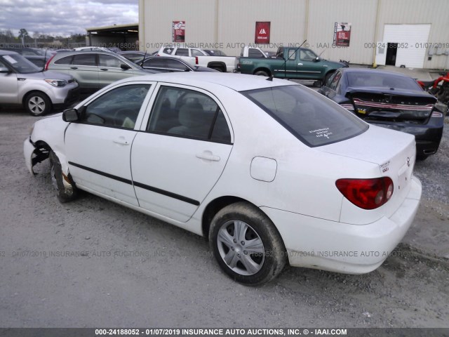 1NXBR32E46Z592153 - 2006 TOYOTA COROLLA WHITE photo 3