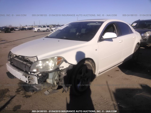 1G1ZH57B784203775 - 2008 CHEVROLET MALIBU 1LT 白色 照片 2