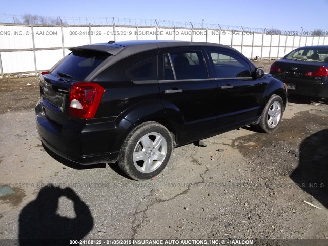 1C3CDWBA9CD507944 - 2012 DODGE CALIBER SE BLACK photo 4