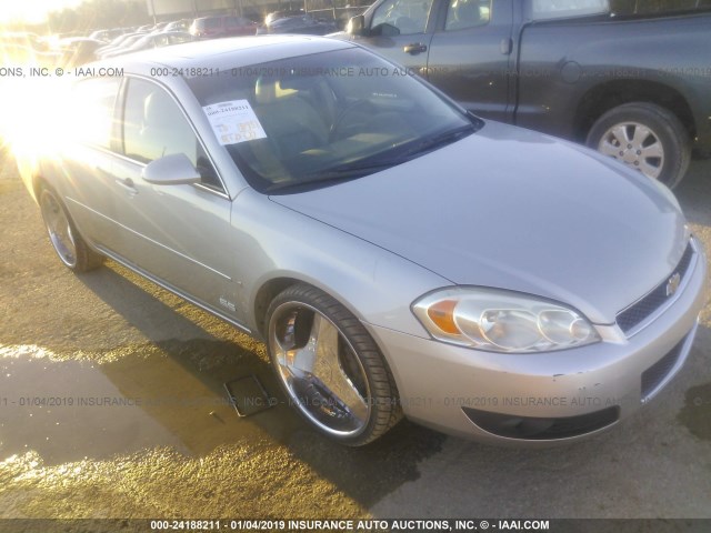 2G1WD58C779168415 - 2007 CHEVROLET IMPALA SUPER SPORT SILVER photo 1